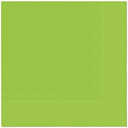 Salvete troslojne 33x33 cm anis zelena 1/20