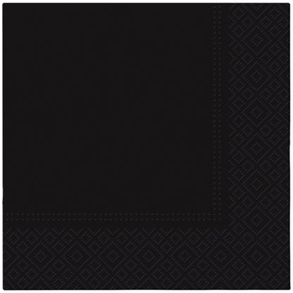 Salvete troslojne 33x33 cm  crna 1/20