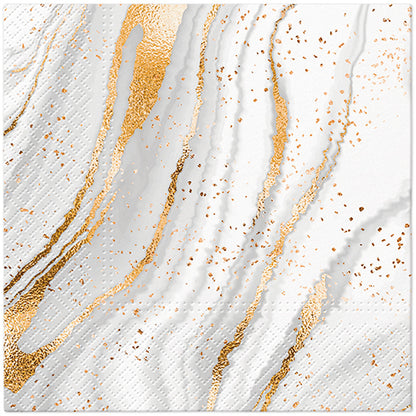 Copy of Salvete troslojne 33x33 cm Golded Marble 1/20