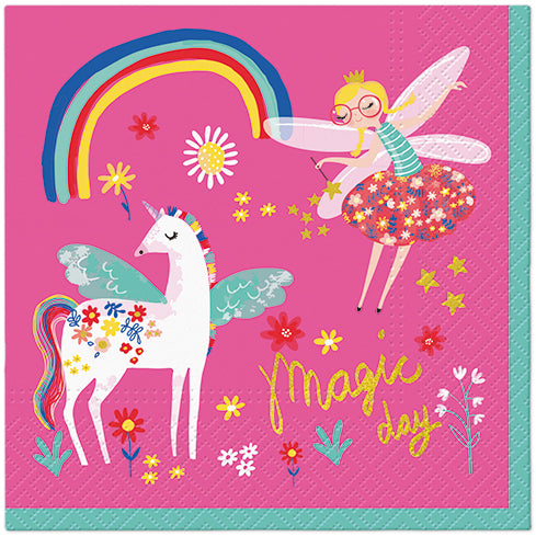 Salvete troslojne 33x33 Fairy Unicorn 1/20