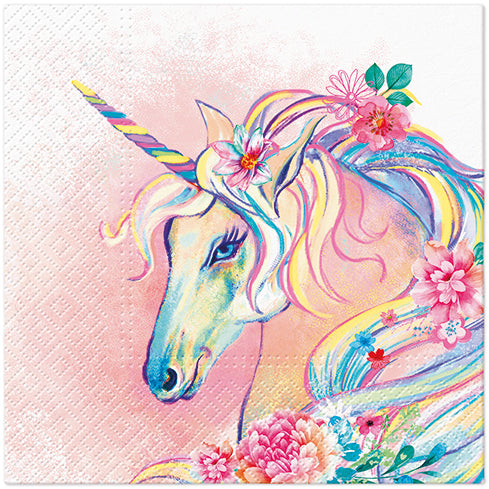 Salvete troslojne 33x33 Unicorn Flower Head/20