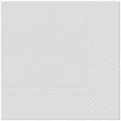 Salvete troslojne 33x33 cm  srebro 1/20