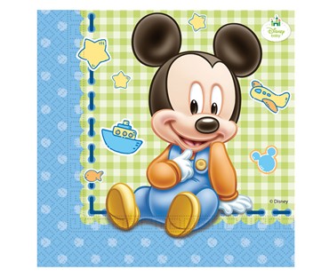 Papirne salvete 33*33/20 Mickey Baby