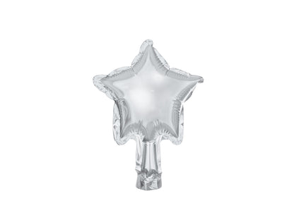 Folijski balon silver star 12 cm (zrak) 1/1