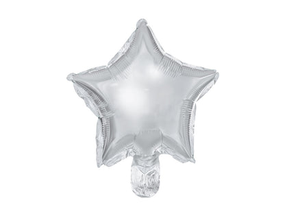 Folijski balon Silver star 25 cm (zrak) 1/1
