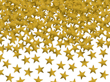 Konfeti stars  gold  10 mm, 30 gr