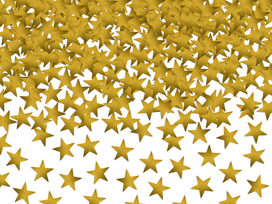 Konfeti stars  gold  10 mm, 30 gr
