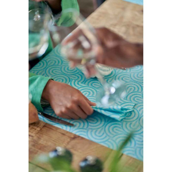 Salvete Dunisoft nalik platnu   40x40/60 Breeze Mint Blue
