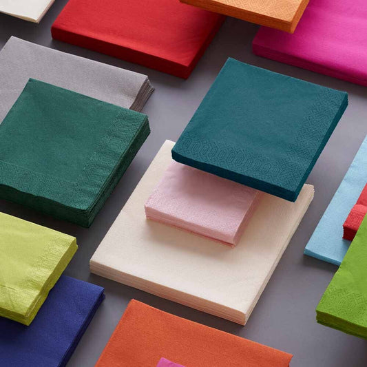 Salvete 2-slojne Tissue 24x24/300 Siva