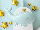Folijski balon gold star 12 cm (zrak) 1/1